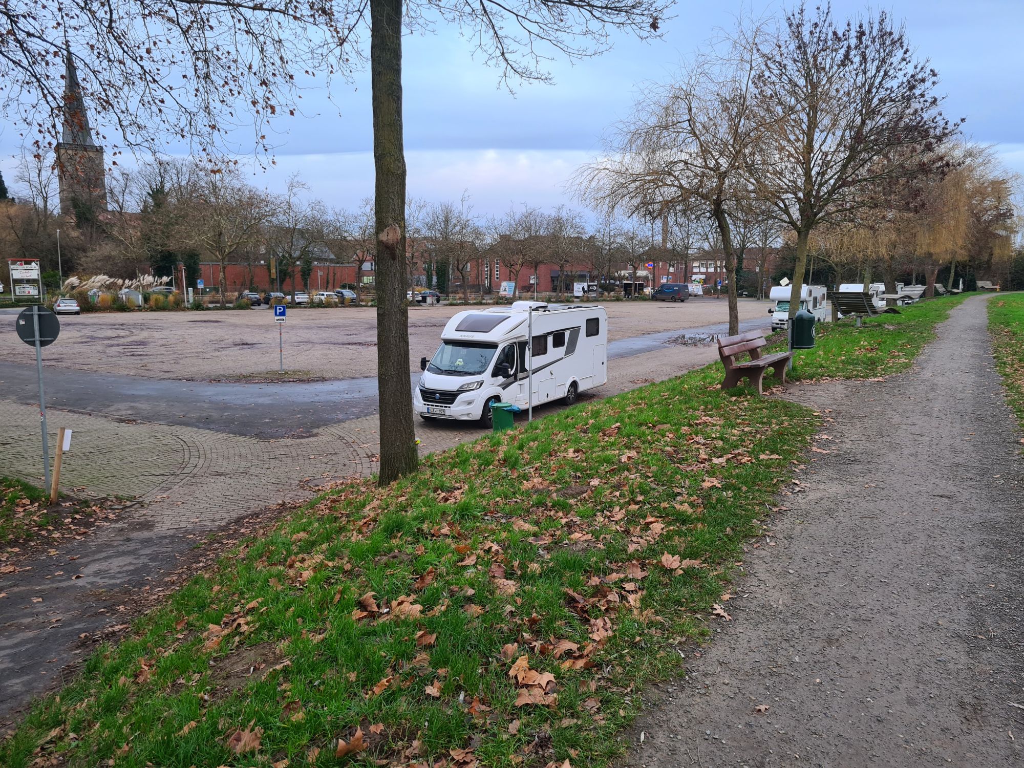 Der Ausflug Nordsee - Spätherbst 2025 beginnt mit einer Zwischenstation auf dem Stellplatz Schüttdorf