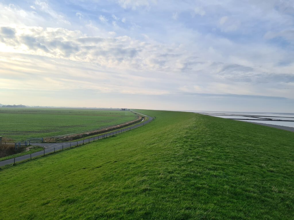 Weitblick auf dem Deich