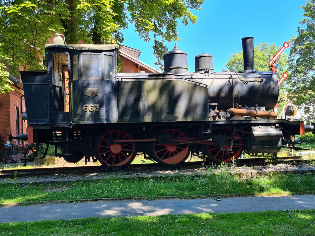 Alte Lokomotive in Brüggen