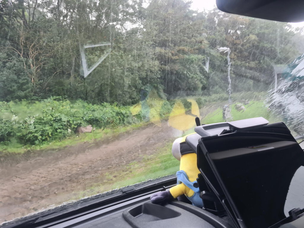 Wohnmobilplatz Lüneburg im Regen