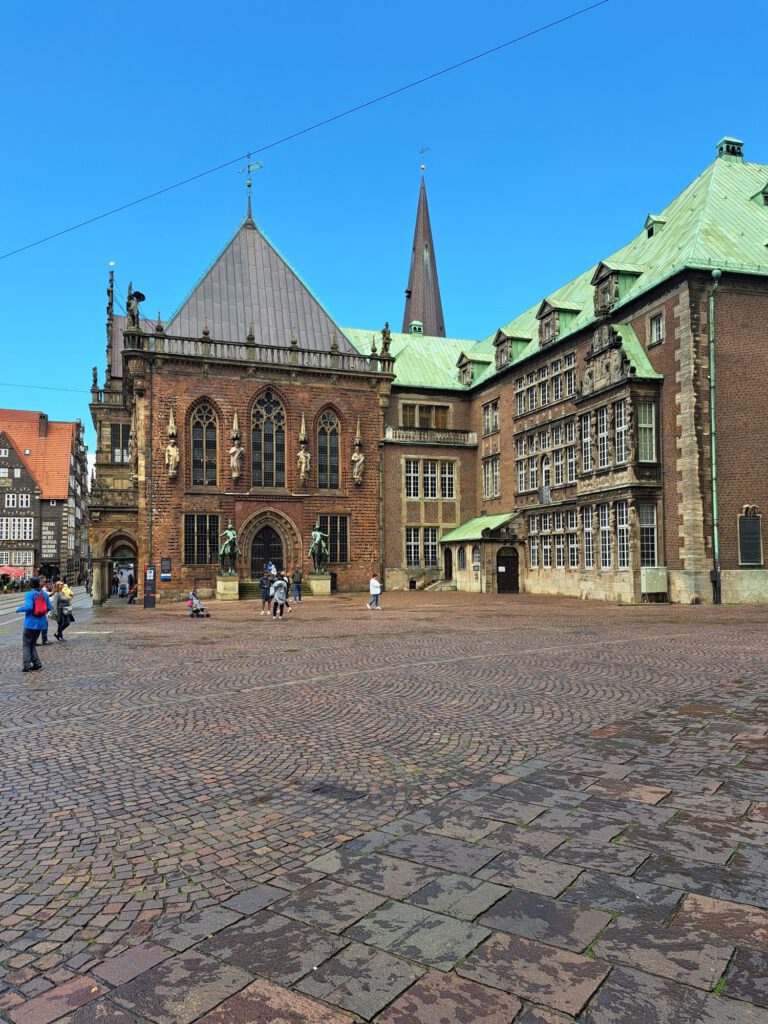 Bremer Rathaus von der Seite