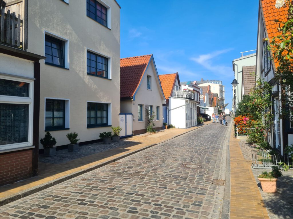 Gasse in Warnemünde