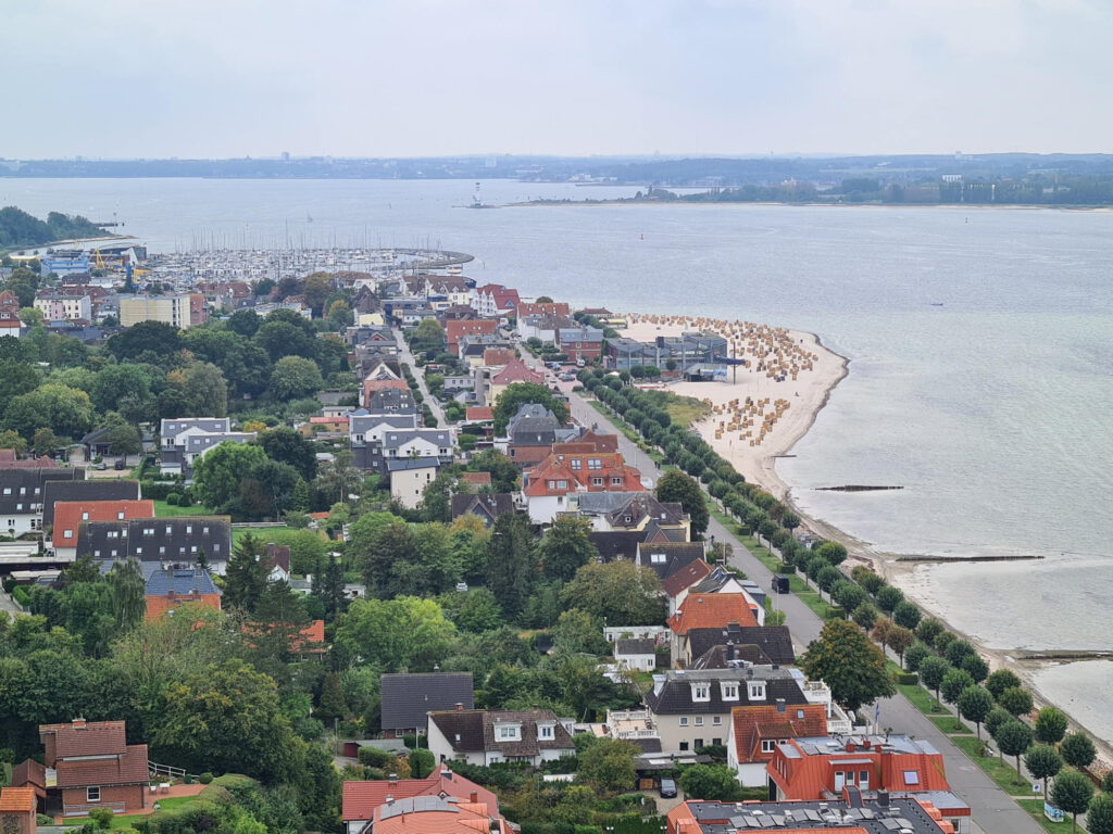 Blick vomn oben auf Laboe