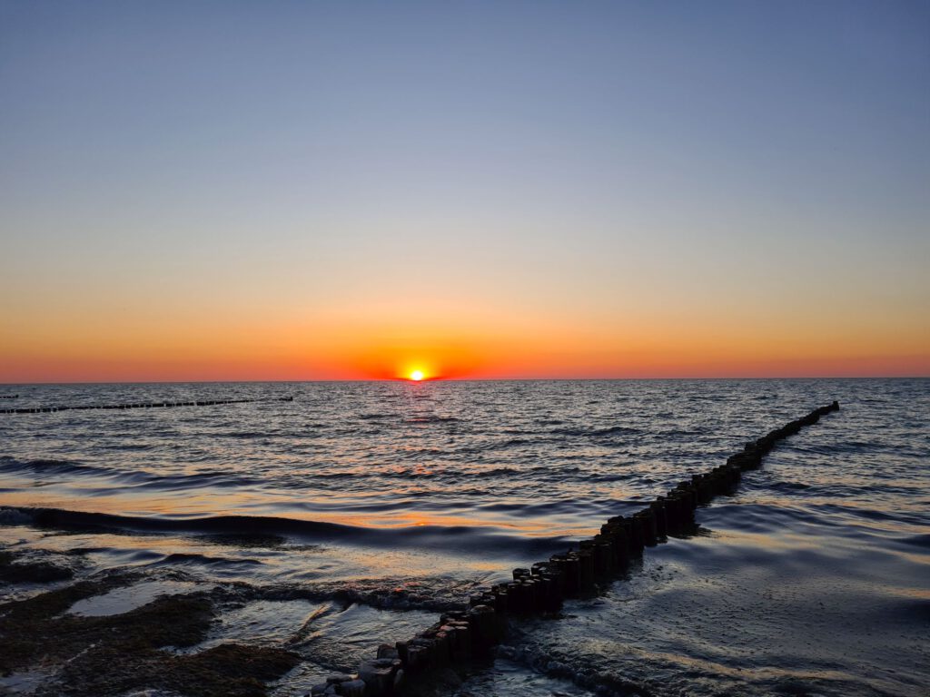 Sonnenuntergang über der Ostsee