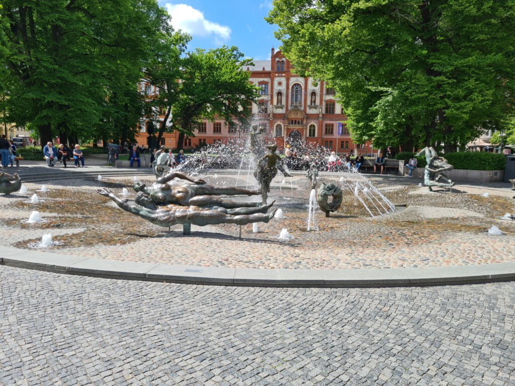 Brunnen der Lebensfreude in Rostock