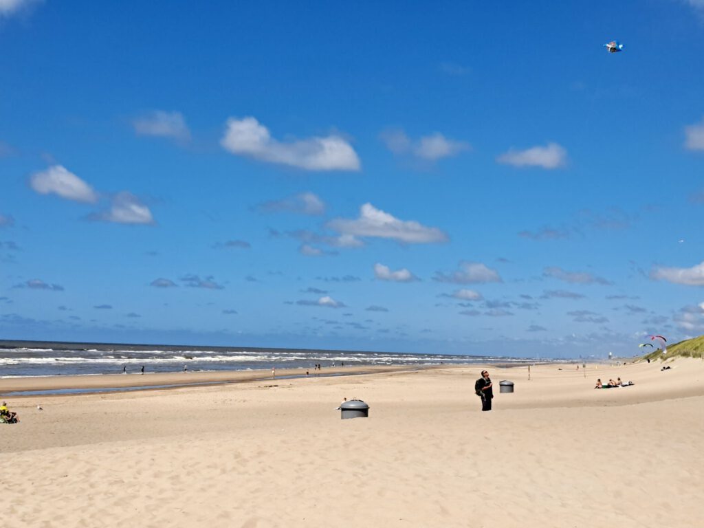 Der Strand in seiner ganzen Weite