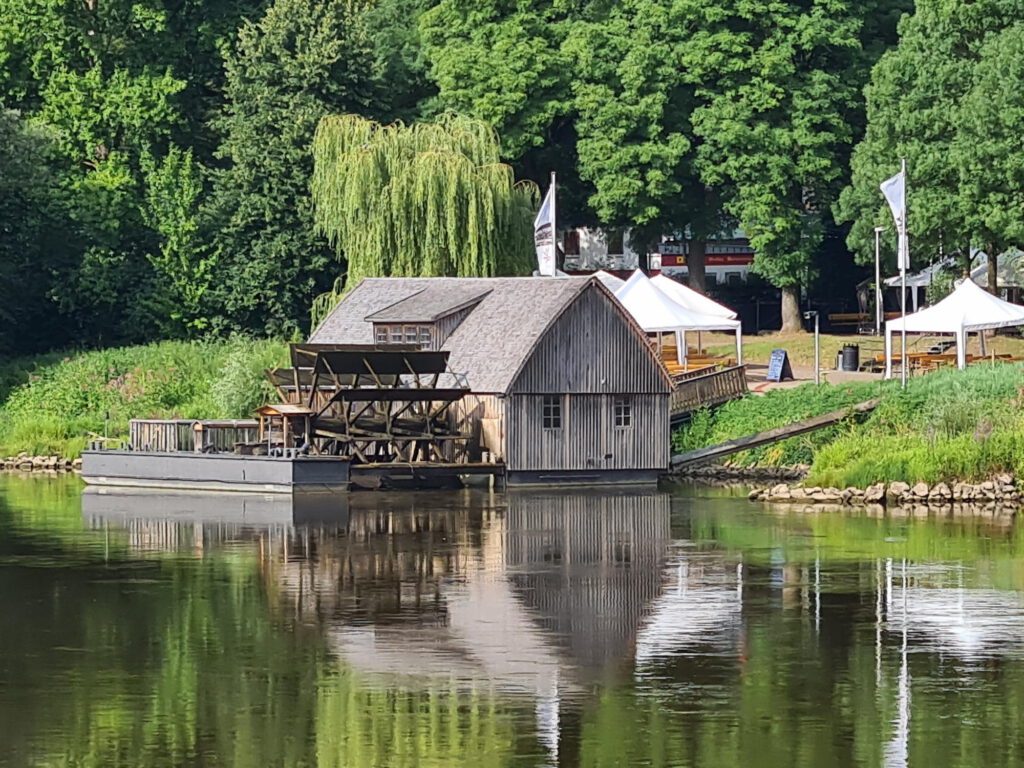 Wassermühle an der Weser