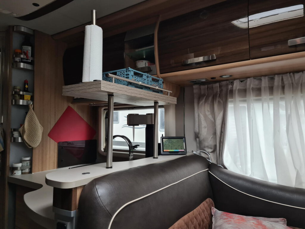 Ablegevergößerung im Wohnmobil