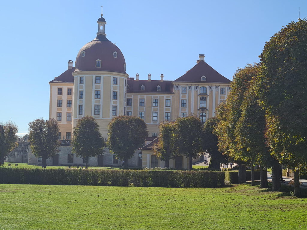 Schloss Moritzburg aus der Rückansicht